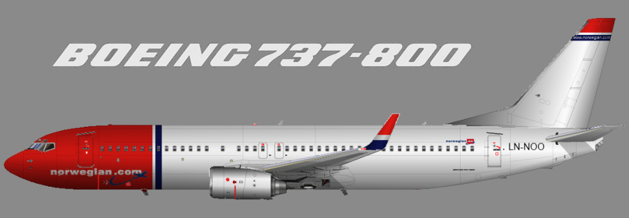 Norwegian B737-800