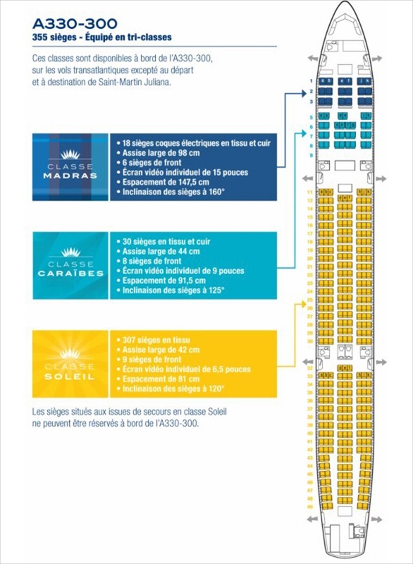Plan De Cabine A350 900 Air Caraibes Plan De Cabine A350 900 Air Caraibes | AUTOMASITES