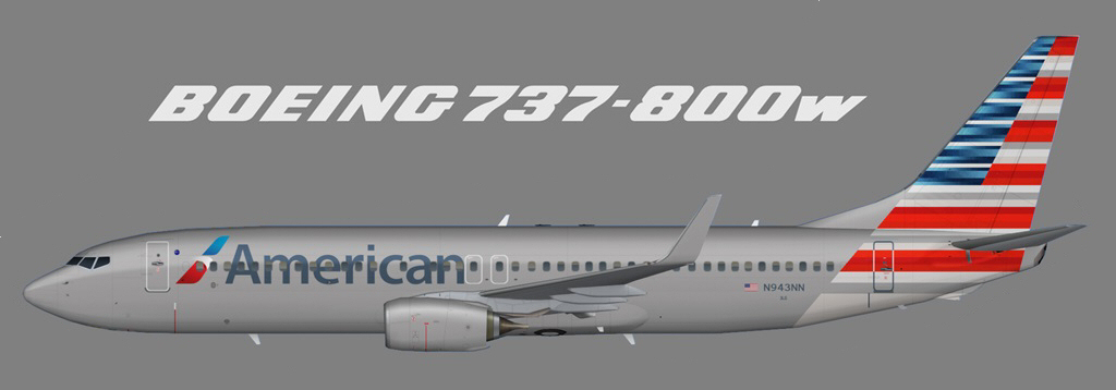 Boeing 737-800 American